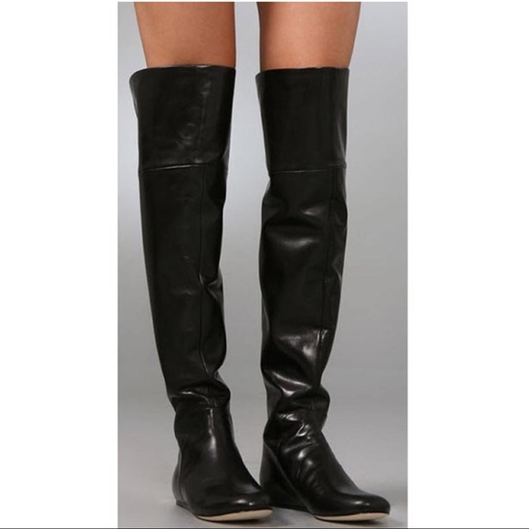 vera wang over the knee boots